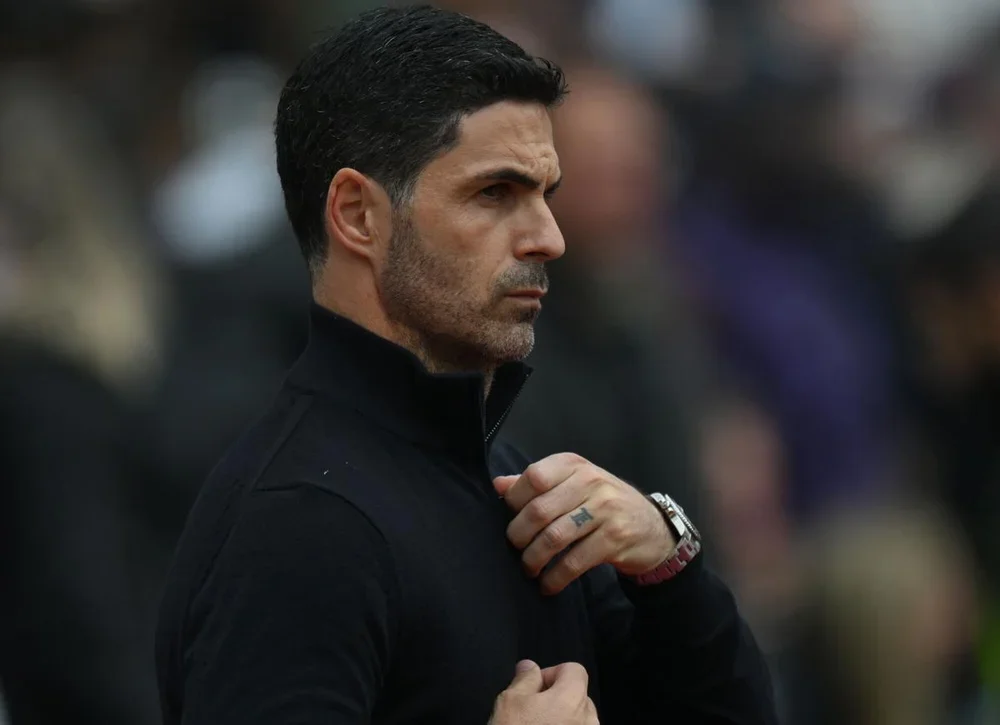 Mikel Arteta, en el London Stadium
